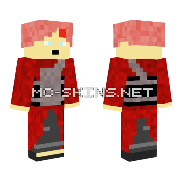 Gaara Of The Desert Minecraft skin, front and back