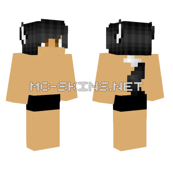 Gabriel Base Minecraft skin, front and back