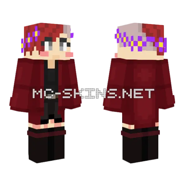 Gala Kozlov Cita Minecraft skin, front and back
