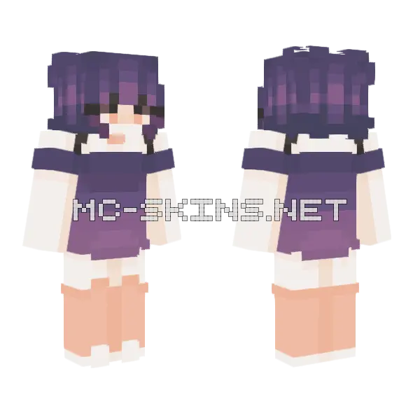 Galactic Wanderlust Minecraft skin, front and back