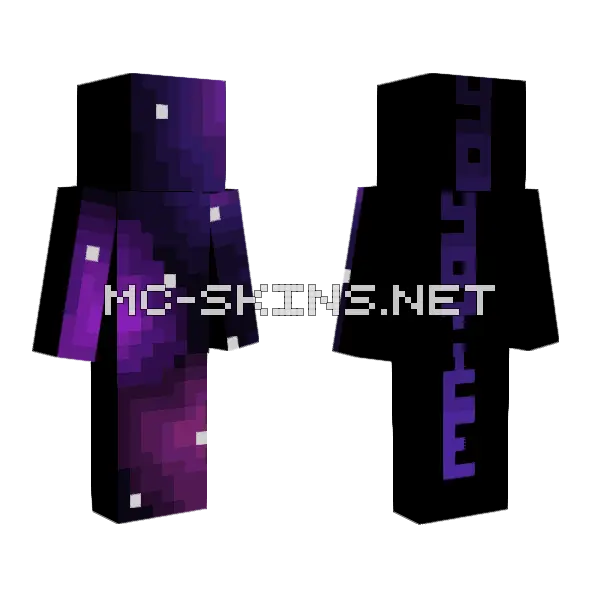 Galactic Wave Contest Entry Minecraft skin, front and back