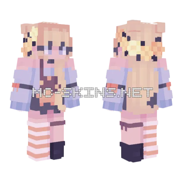 Galaxy Full Of Stars Rce Minecraft skin, front and back