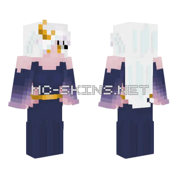 Galaxy S Ruler Minecraft skin, front and back