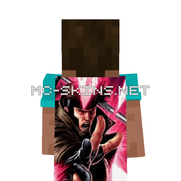Gambit cape, outside and lining