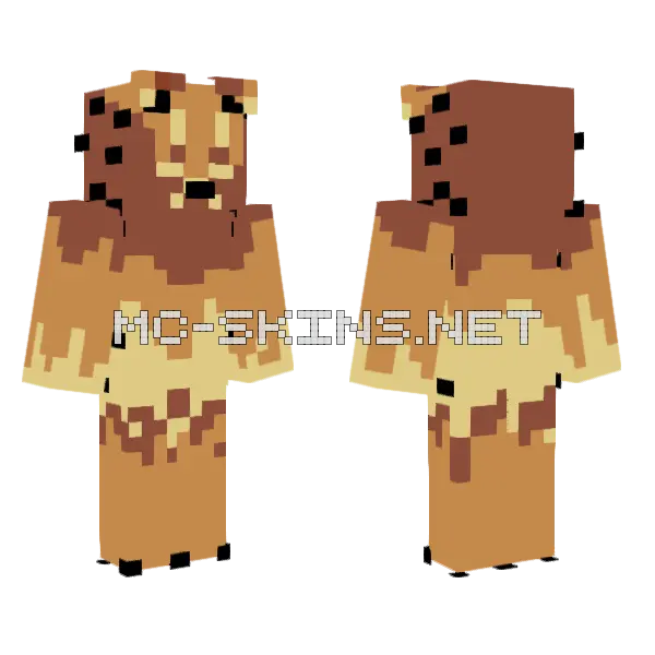 Game Boy Gorefield Minecraft skin, front and back