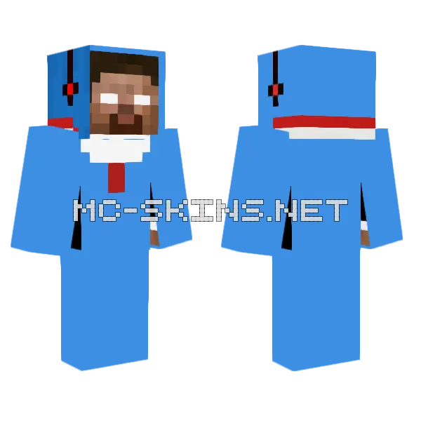 Gamer Brian Minecraft skin, front and back