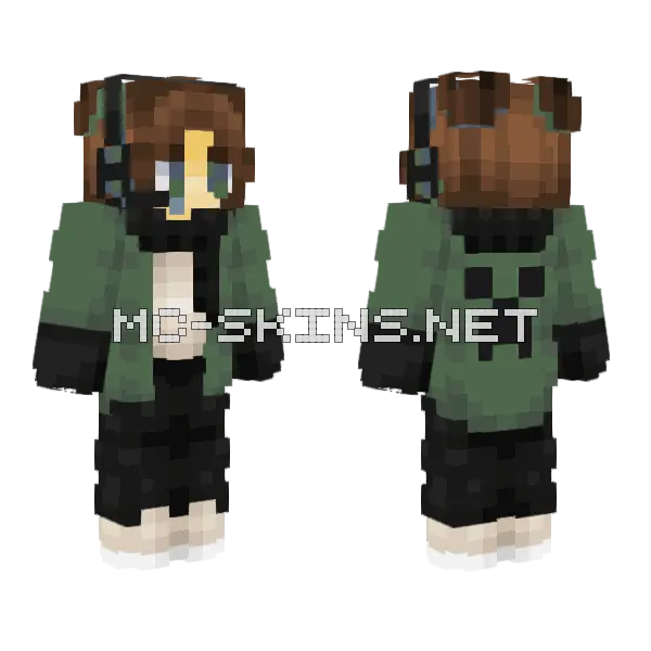 Gaming Season Minecraft skin, front and back