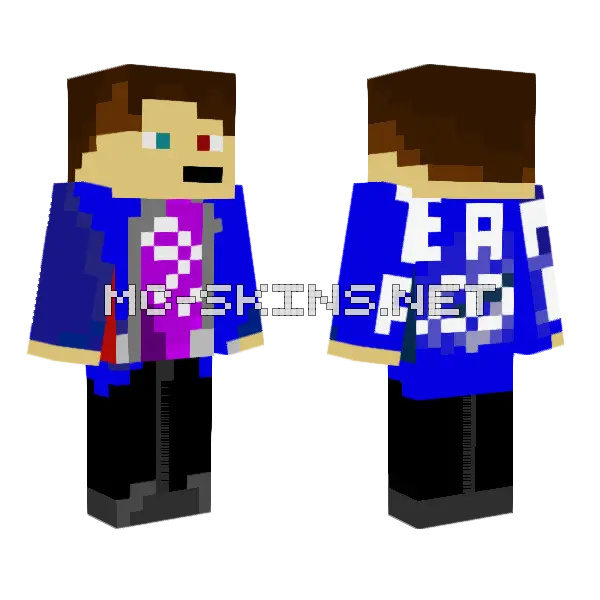 Gaming Team Flood Hoodie, front and back