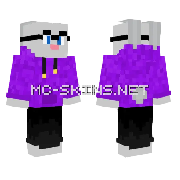 Gamingrabbit17 Main Skin Minecraft skin, front and back