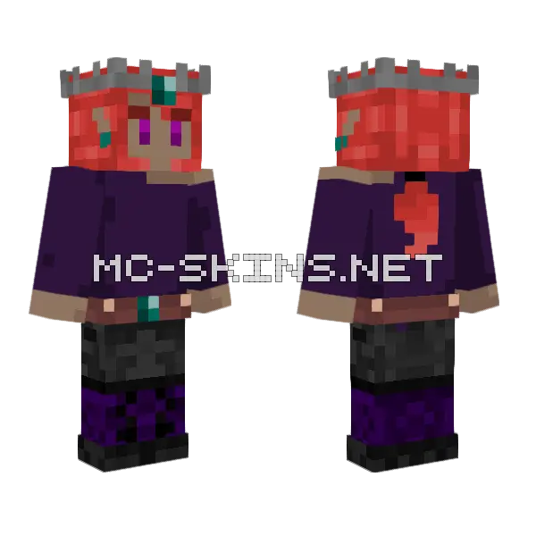 Gan Minecraft skin, front and back