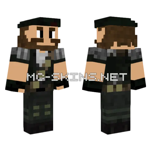 Gangplank Fuerzas Especiales Minecraft skin, front and back