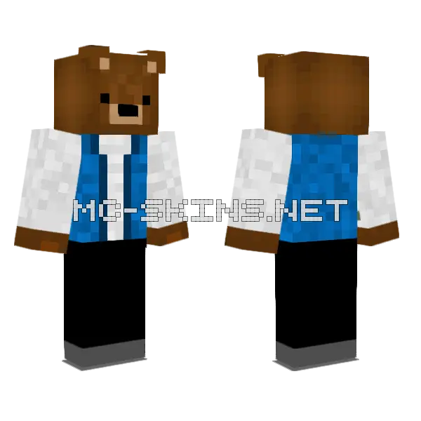 Gangster Bear, front and back