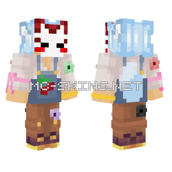 Garden Me Minecraft skin, front and back