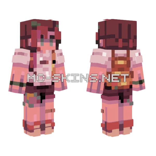 Garden Skin Minecraft skin, front and back
