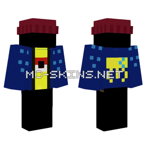 Garren Minecraft skin, front and back
