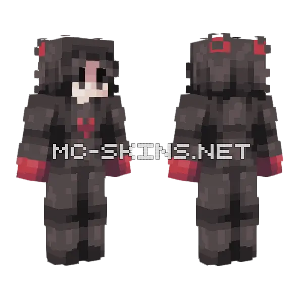 Garu Minecraft skin, front and back