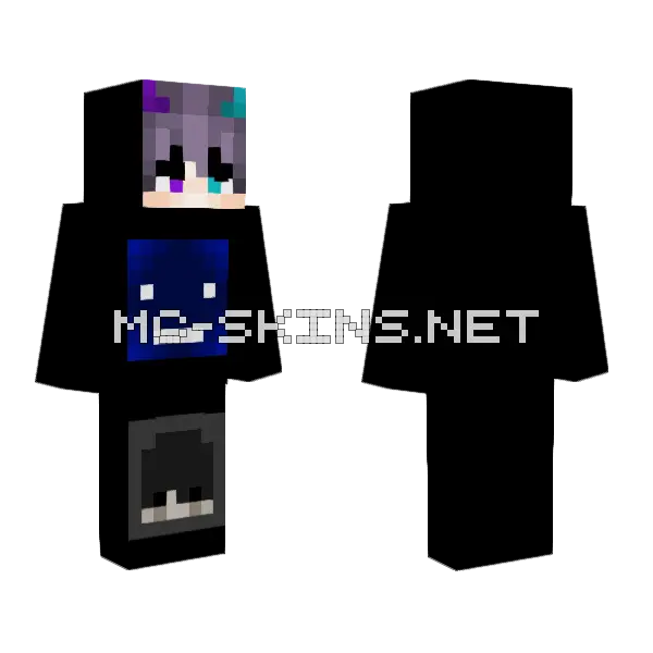 Garypanda BTS Dreamglow Minecraft skin, front and back