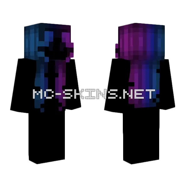 Gas Giant Minecraft skin, front and back