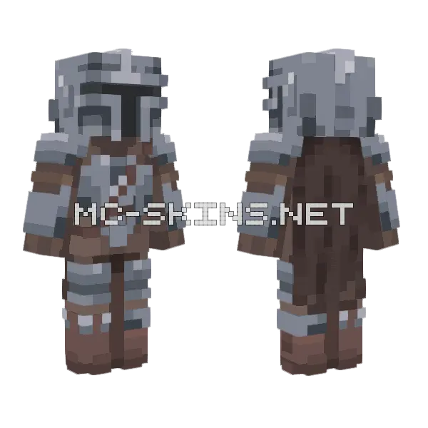 Gasoline Smell Robot Minecraft skin, front and back
