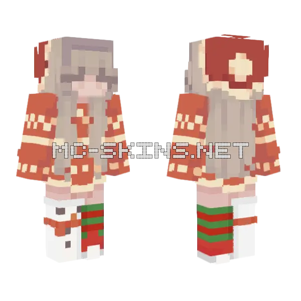 Gasps Minecraft skin, front and back
