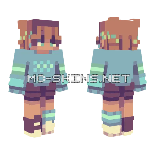 Gay Pride Skin Minecraft skin, front and back