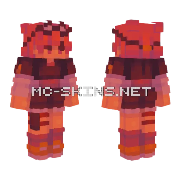 Gb Yuki Minecraft skin, front and back