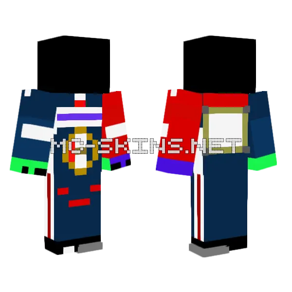 Gdansk 06 Najprawdobobniej Minecraft skin, front and back