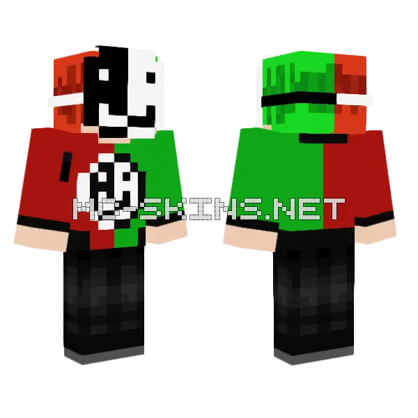 Ged Good Evil Dream Bryan Minecraft skin, front and back