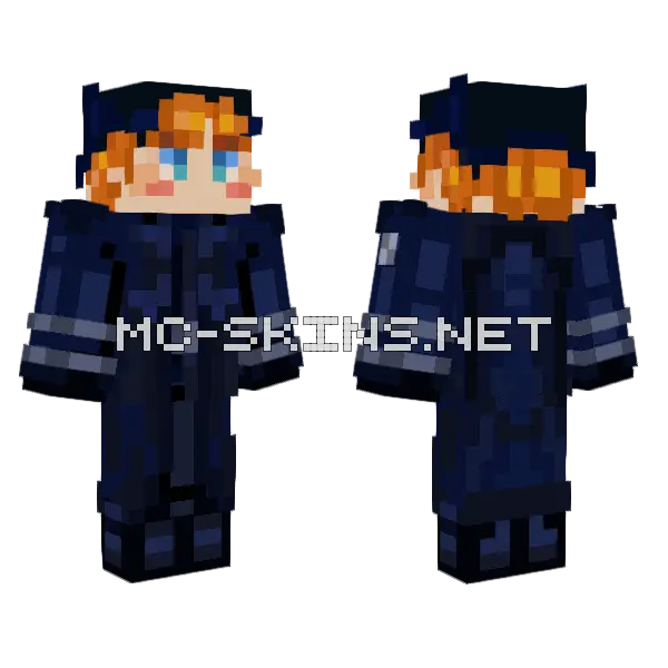 General Hux Lmfao Minecraft skin, front and back