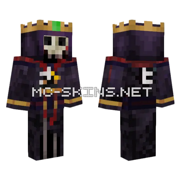 General Naeus Cold As Ice Minecraft skin, front and back