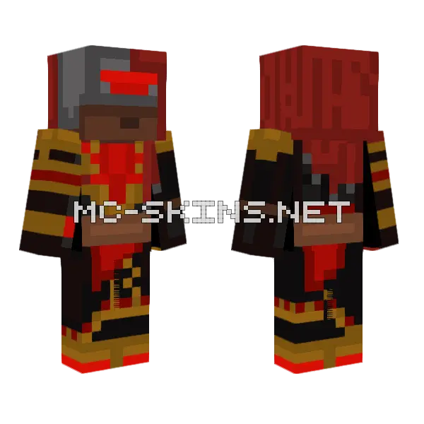 General Sa Riya Minecraft skin, front and back