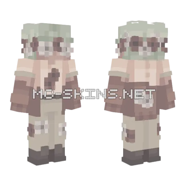 Genesis Steve Legends Minecraft skin, front and back