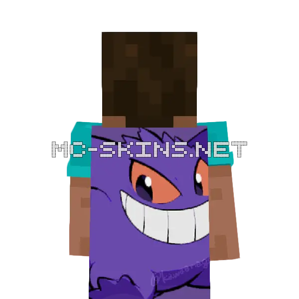 Gengar Chibi cape, outside and lining