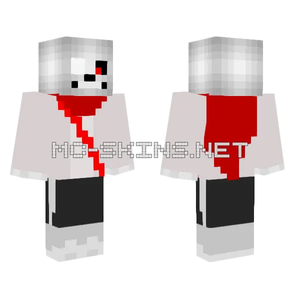 Geno Sans Minecraft skin, front and back