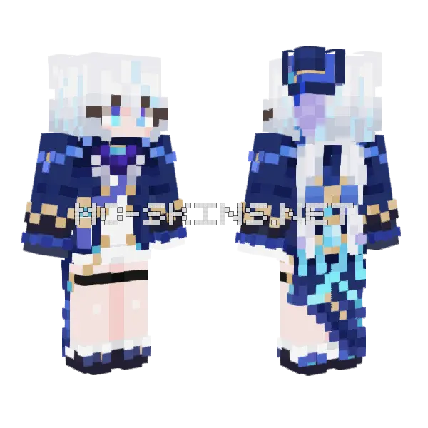 Genshin 1 Outfit, front and back
