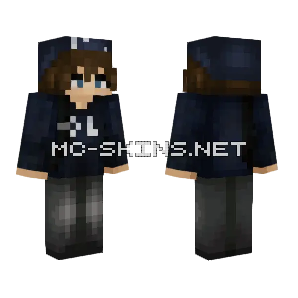 Geoorgr Minecraft skin, front and back