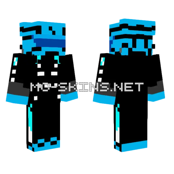 George Russell Minecraft skin, front and back