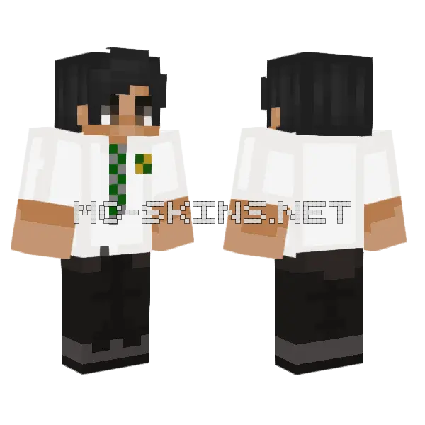 George Wright Sniper Potter Minecraft skin, front and back