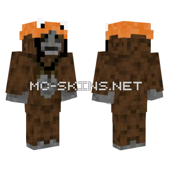 Geosian Minecraft skin, front and back