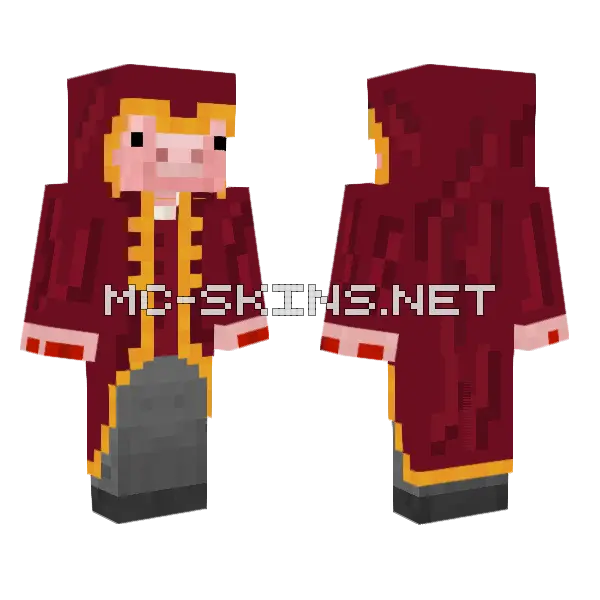 Gerg Cultist Minecraft skin, front and back