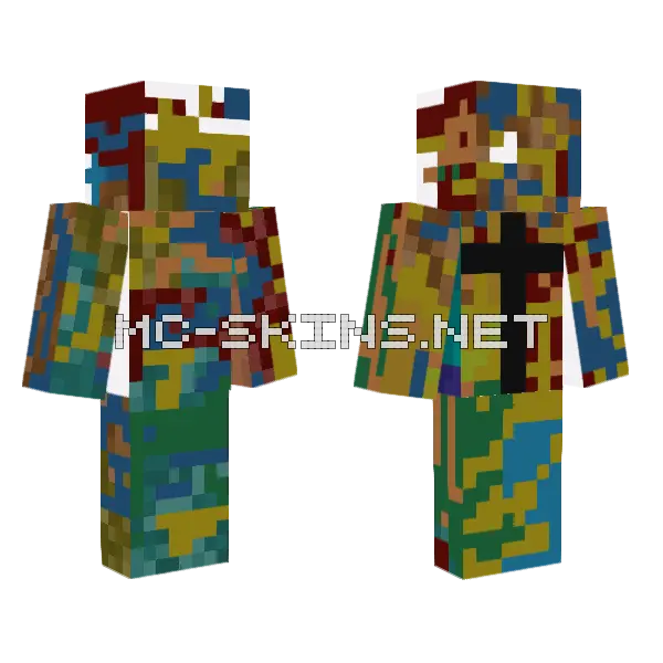 Gerry Minecraft skin, front and back
