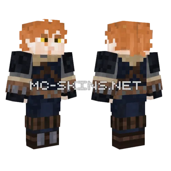 Gezras Of Leyda Minecraft skin, front and back