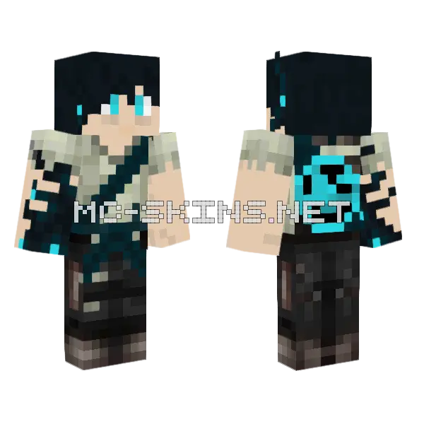 Ghar Gahara Minecraft skin, front and back