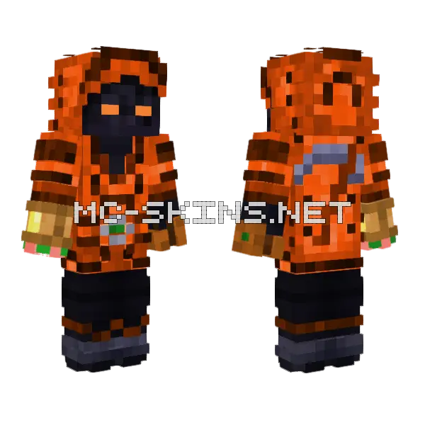 Ghelpi Minecraft skin, front and back