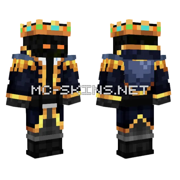 Ghelpi King Minecraft skin, front and back