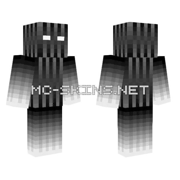 Ghost Skin Minecraft skin, front and back