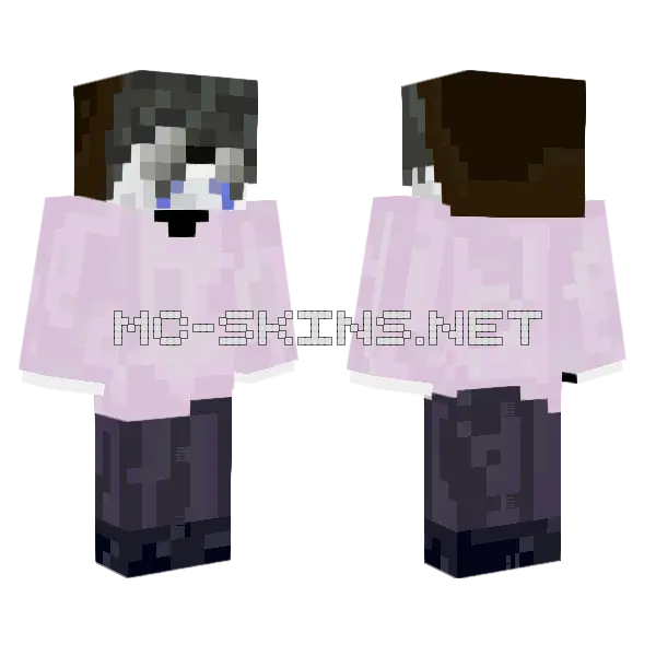 Ghosticry Skin Minecraft skin, front and back
