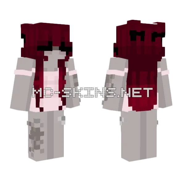 Ghstsyd Birthday Skin Minecraft skin, front and back