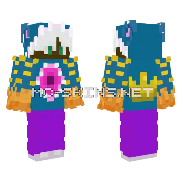 Gift For Anu Minecraft skin, front and back