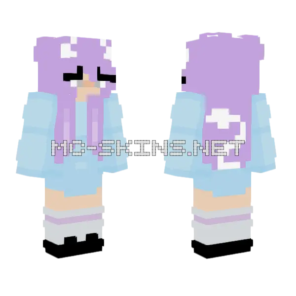 Gift For Brxxkelxvee Minecraft skin, front and back